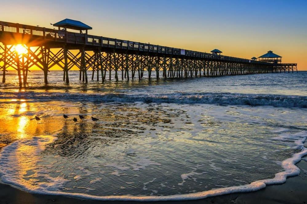The Folly Feeling 1 Block To Beach Folly Beach Bagian luar foto